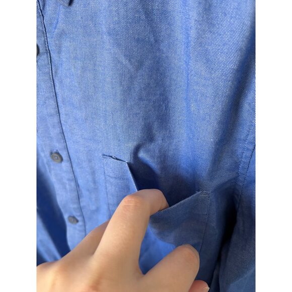 Lululemon Men’s All Town Button Down Lightweight Long-Sleeve Shirt XL Collared - Picture 5 of 9